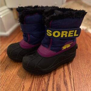 Sorel Kids' Winter Boots - Black and Purple